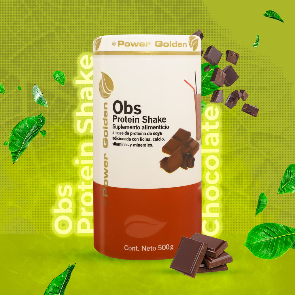 Obs Protein Shake Power Golden Sabor Chocolate 500 Grs
