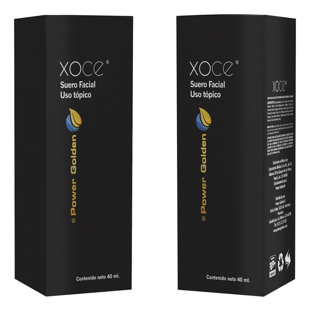 Xoce Suero Facial Power Golden 40ml Día/Noche Piel Mixta