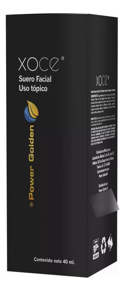 Xoce Suero Facial Power Golden 40ml Día/Noche Piel Mixta
